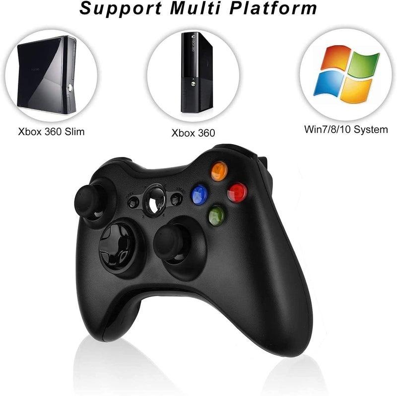 Prodico Xbox 360 Wireless Controller 2 Pack, 2.4G Wireless Controller for Xbox 360 & Slim PC Windows 7 - Image 5